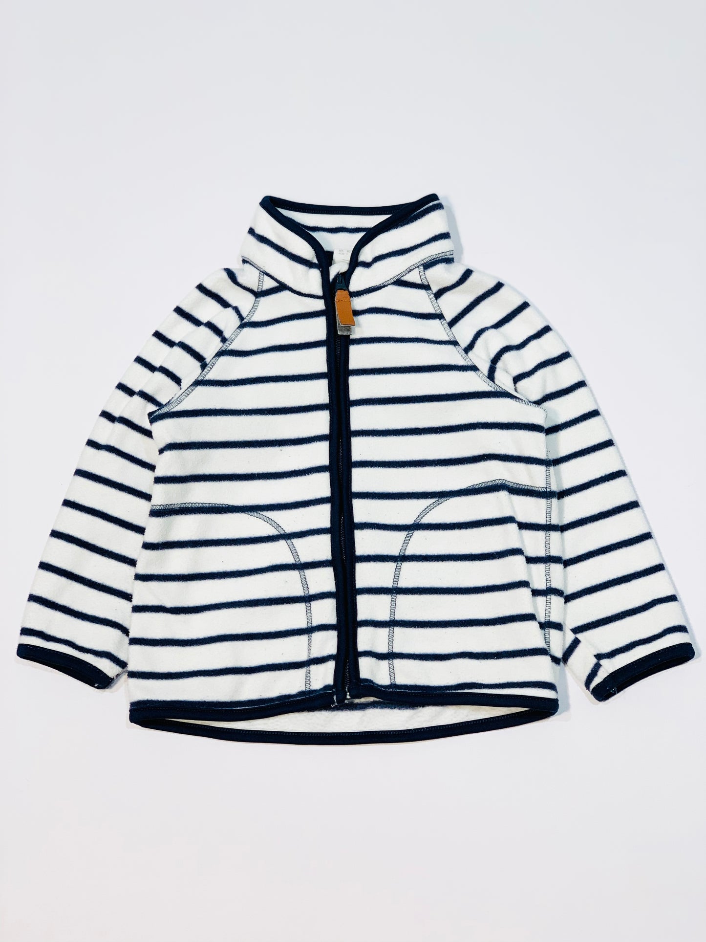 Striped fleece jacket - Size 1