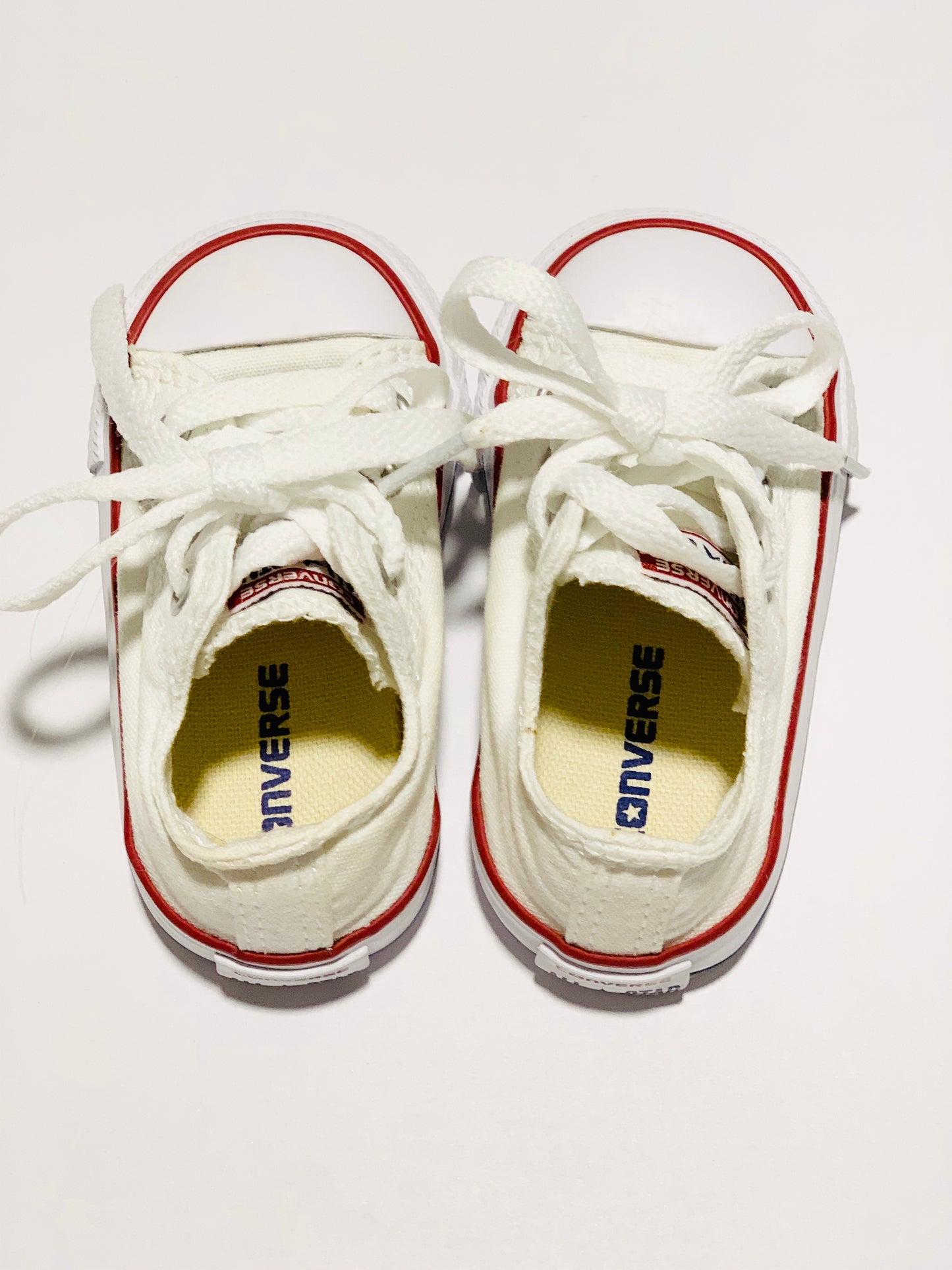 White Chuck Taylor shoes - size 12 months