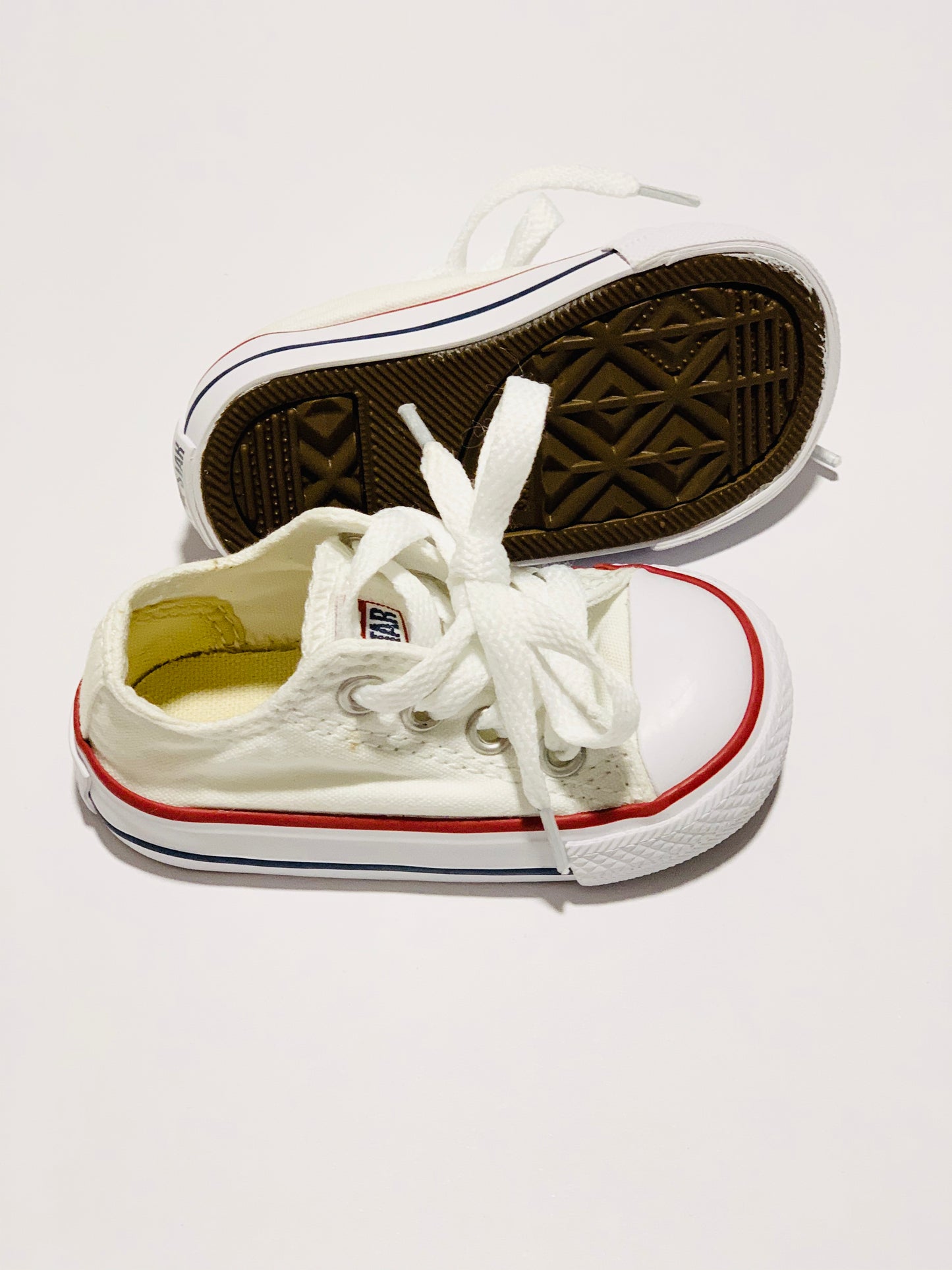 White Chuck Taylor shoes - size 12 months