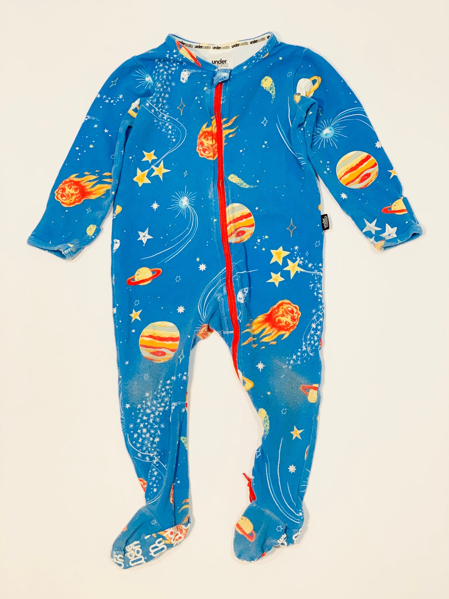 Space zip onesie - Size 1