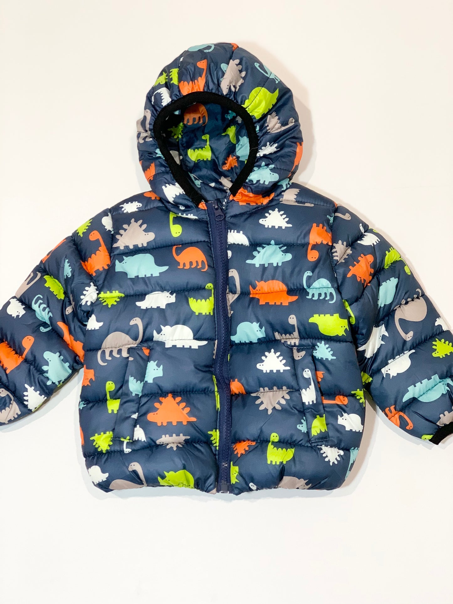 Dinosaurs puffer jacket - Size 2