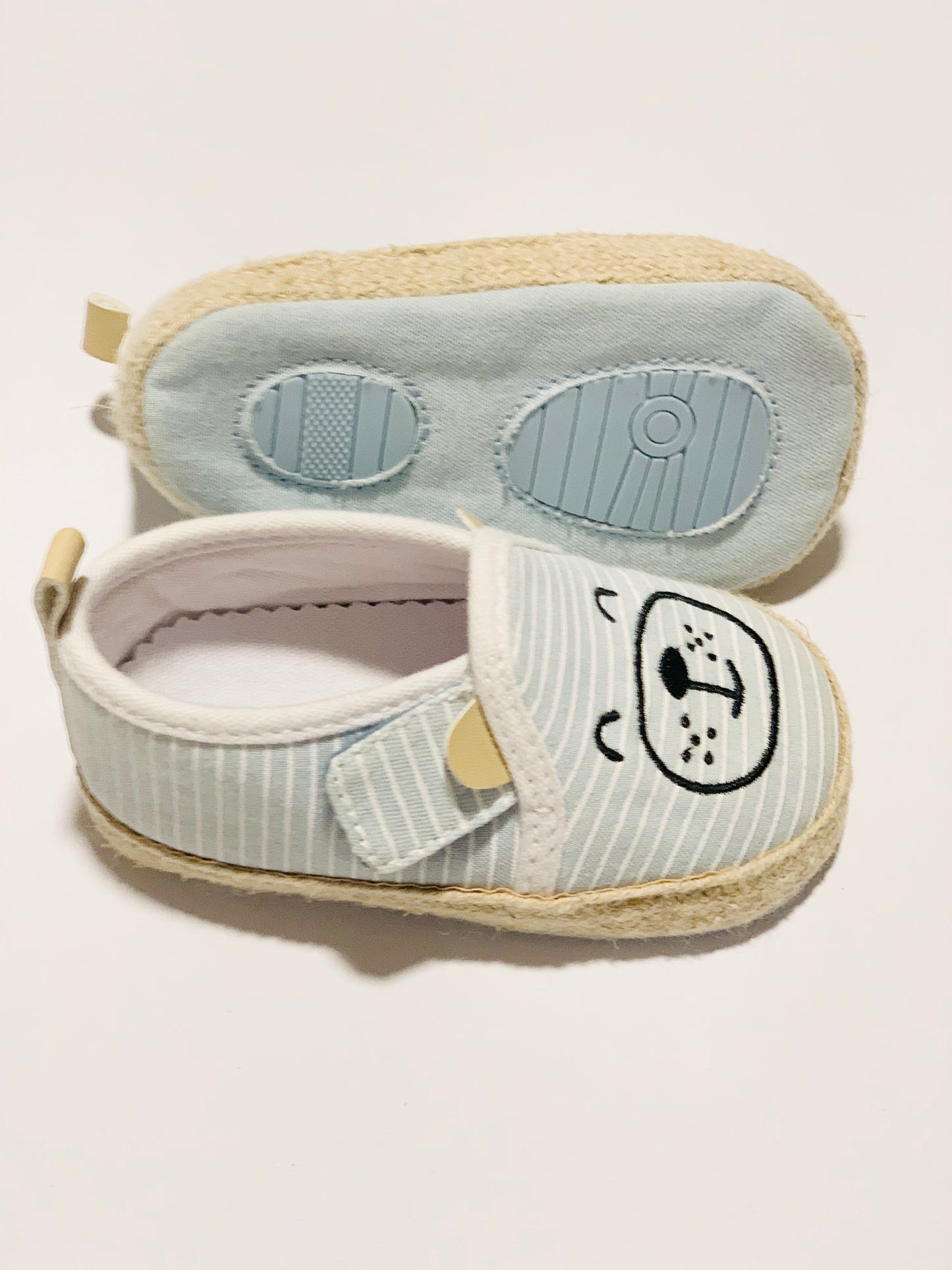 Blue bear soft shoes - Size 3-6 months