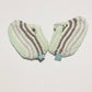 Cotton knit booties - size 0-3 months