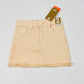 Peach denim skirt brand new - Size 2
