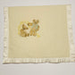 Vintage pure wool embroidered blanket