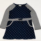 Navy stars dress - Size 3