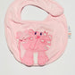 Pink cat bib - One size