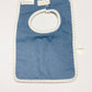 Blue linen bib - One size