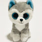 Beanie Boo grey dog plush toy