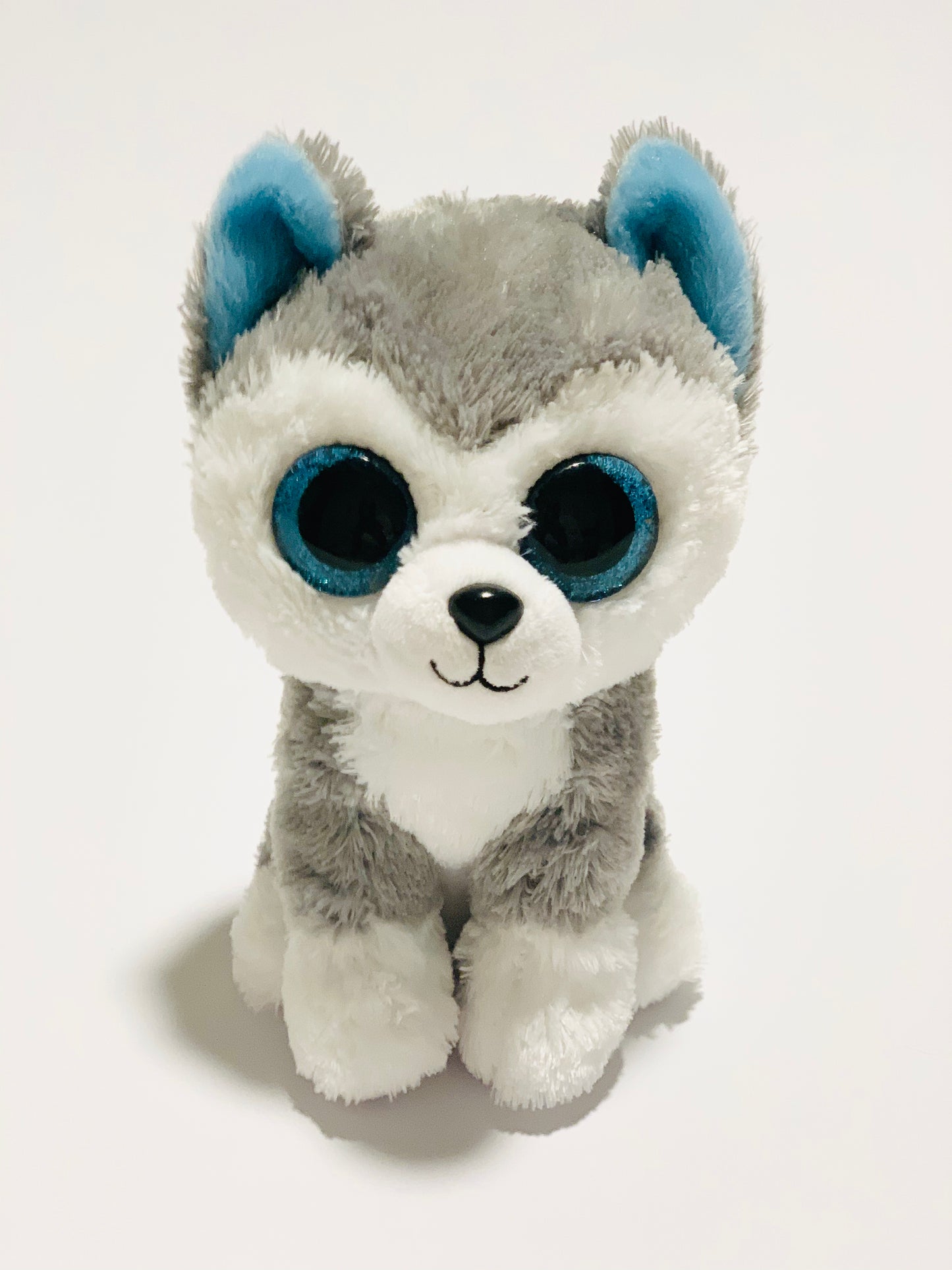 Beanie Boo grey dog plush toy