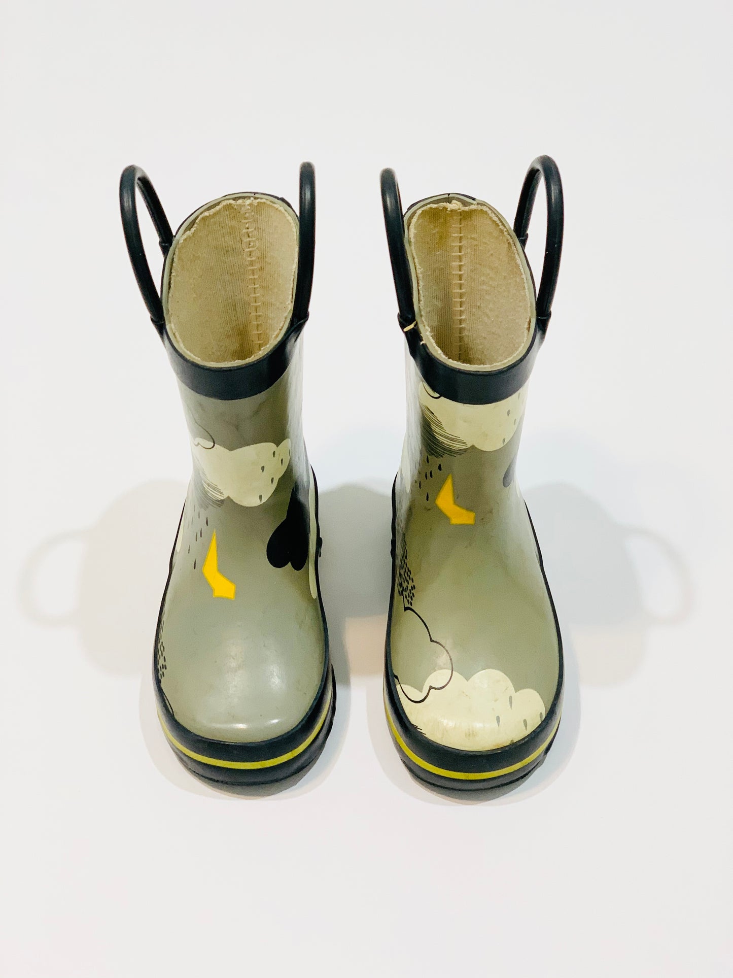 Grey clouds gumboots - Size AU5