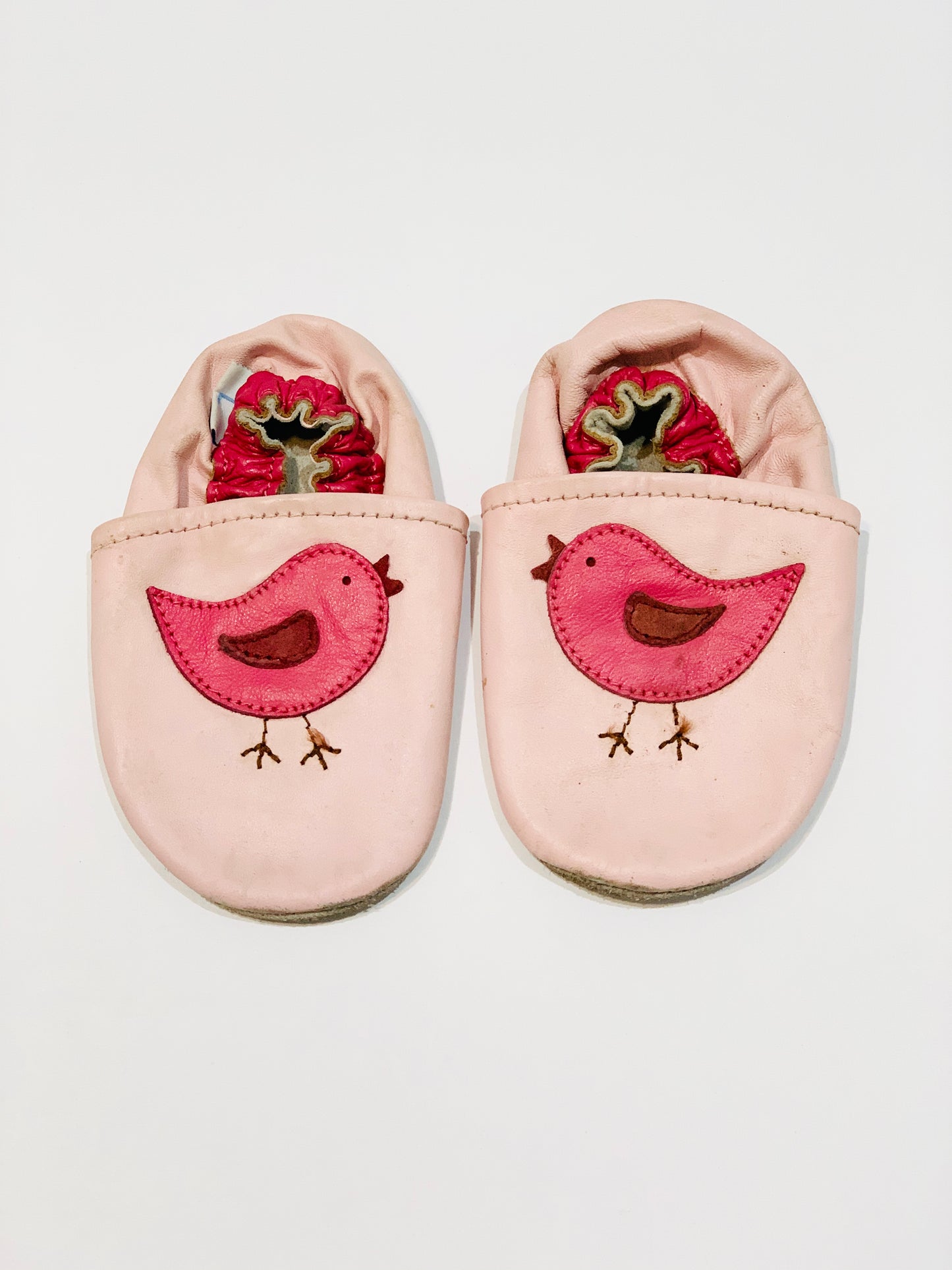 Leather soft sole shoes - Size 12-18 months