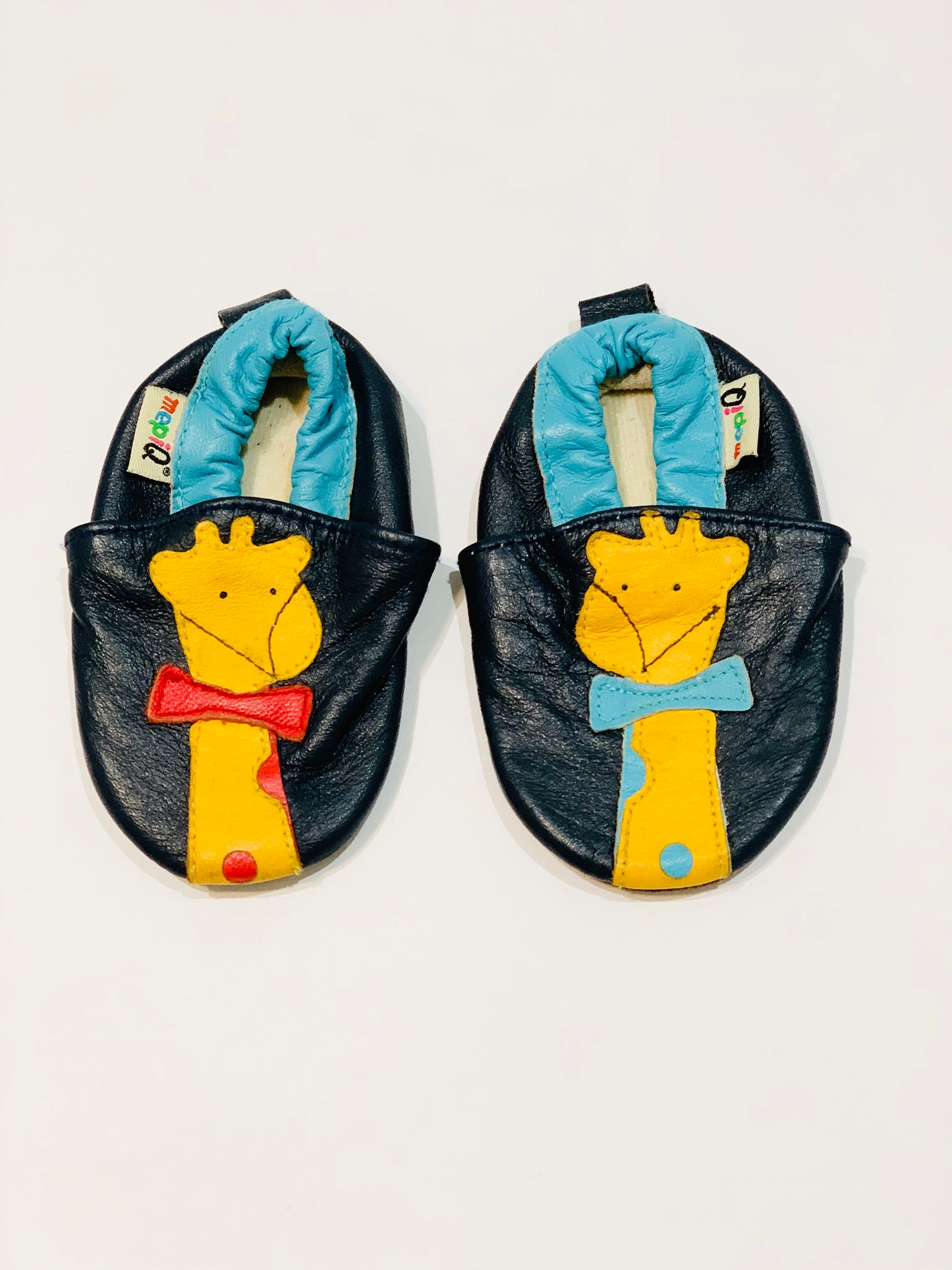 Leather soft sole shoes - Size 6-12 months