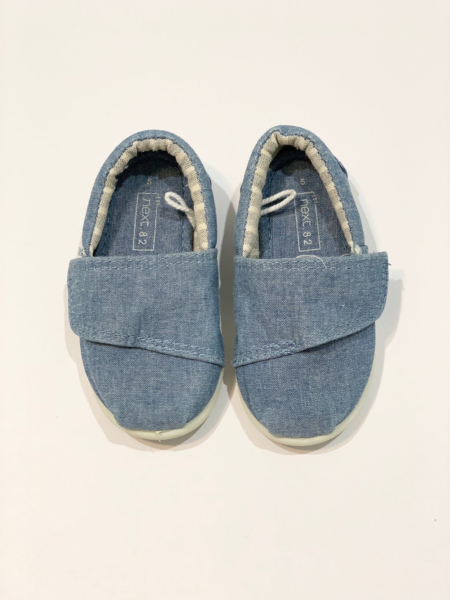 Blue velcro shoes - Size UK5