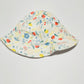 Soft garden print hat - Size XS