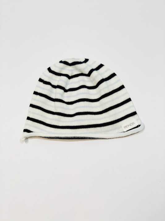 Striped knit beanie - One size