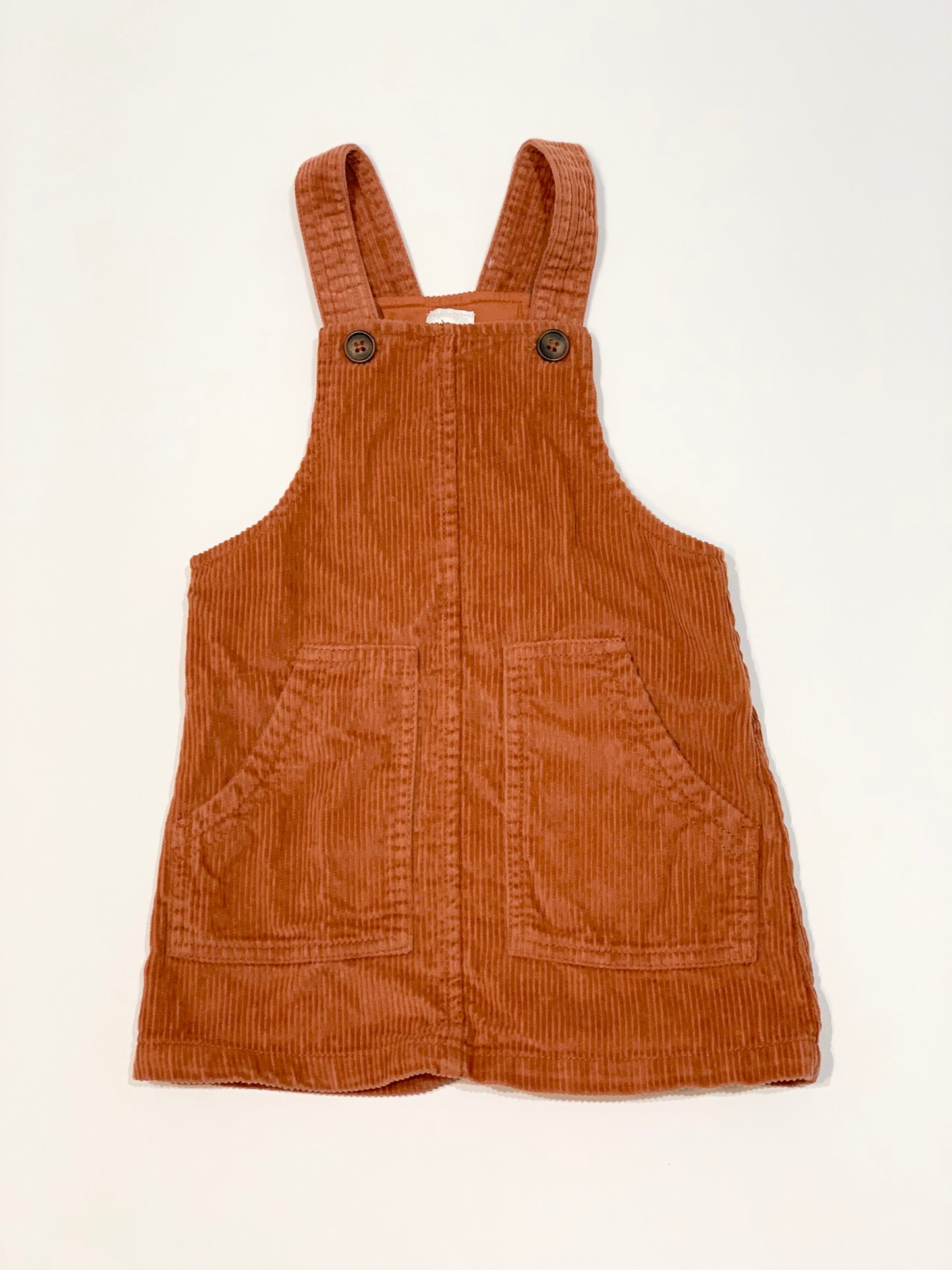 Corduroy pinafore - Size 3