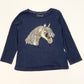 Sequined horse top - Size 3-4