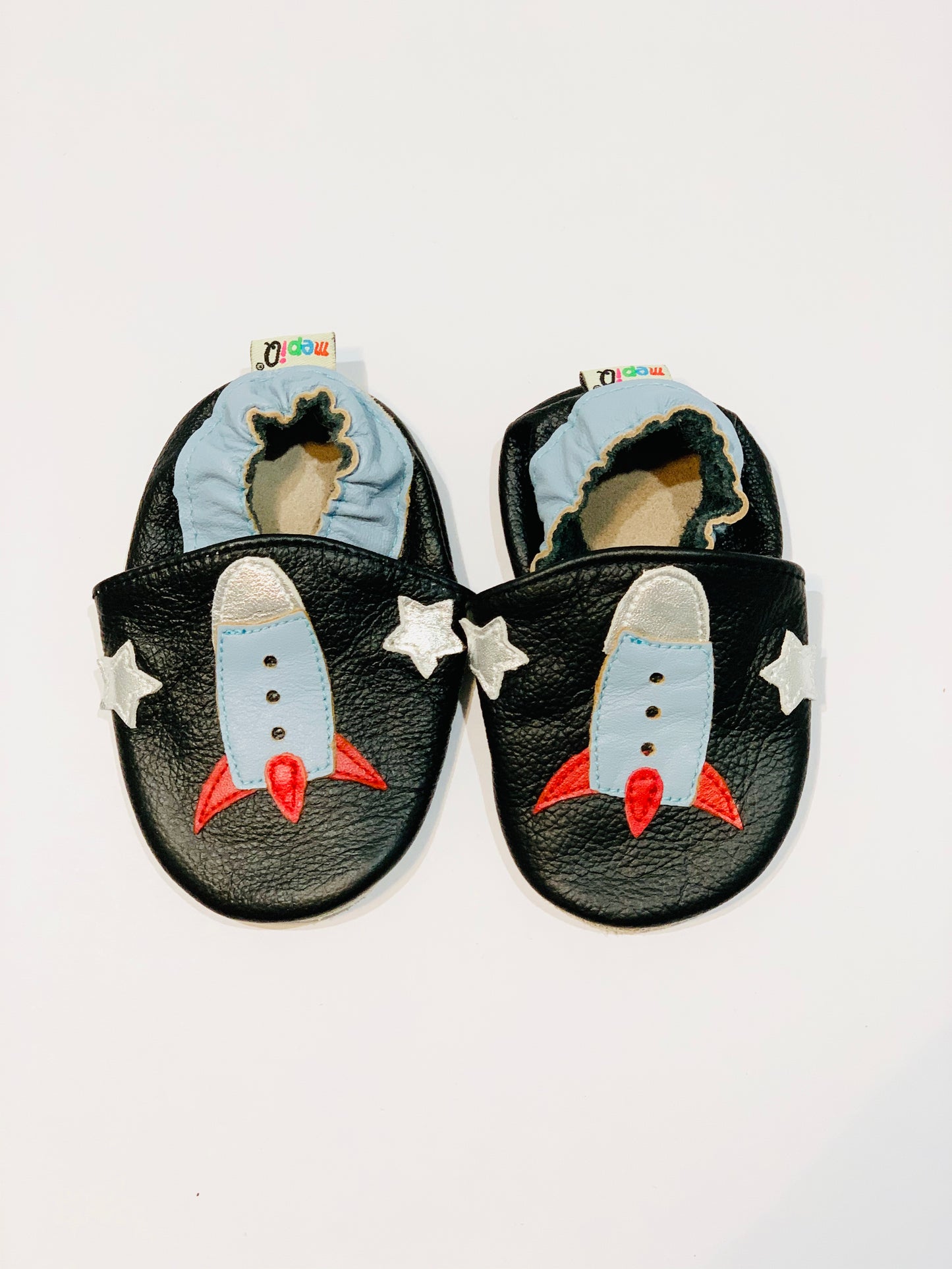 Leather soft sole shoes - Size 6-12 months