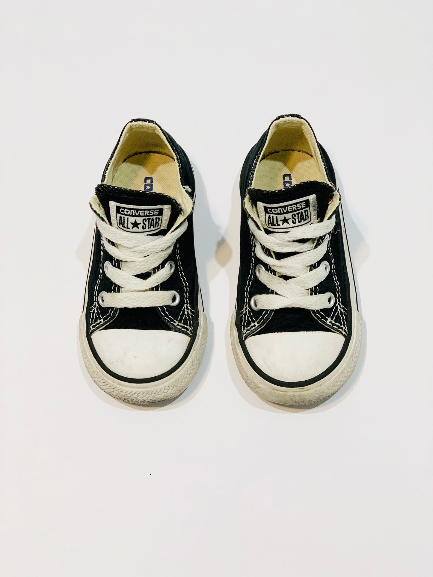 Black Chuck Taylors - Size US6 / EU22