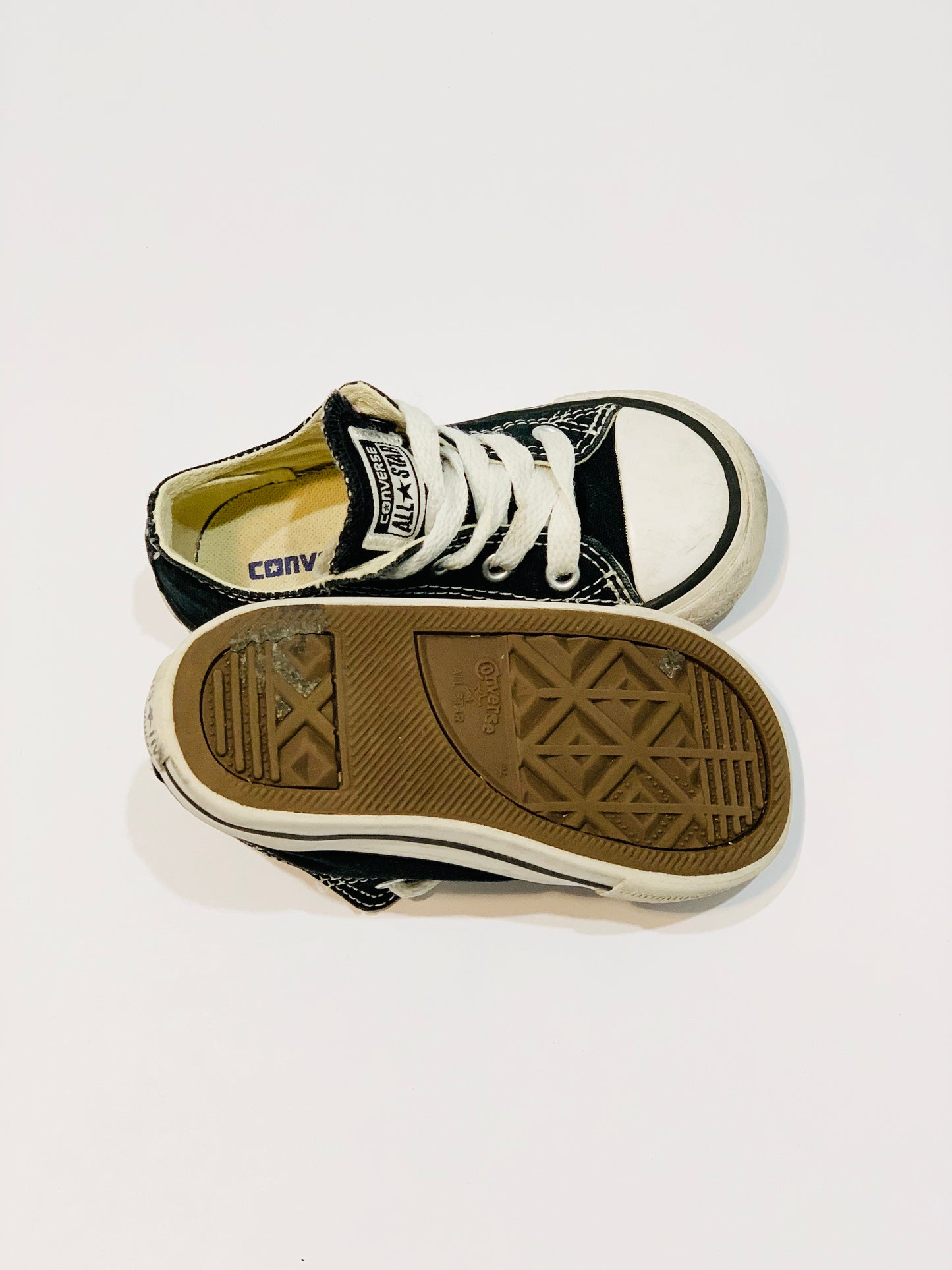 Black Chuck Taylors - Size US6 / EU22