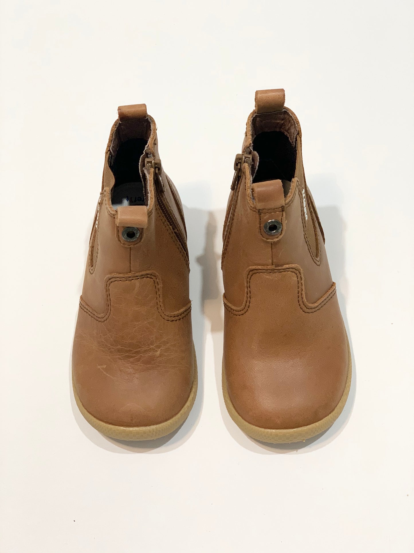 Tan leather boots - Size EU24