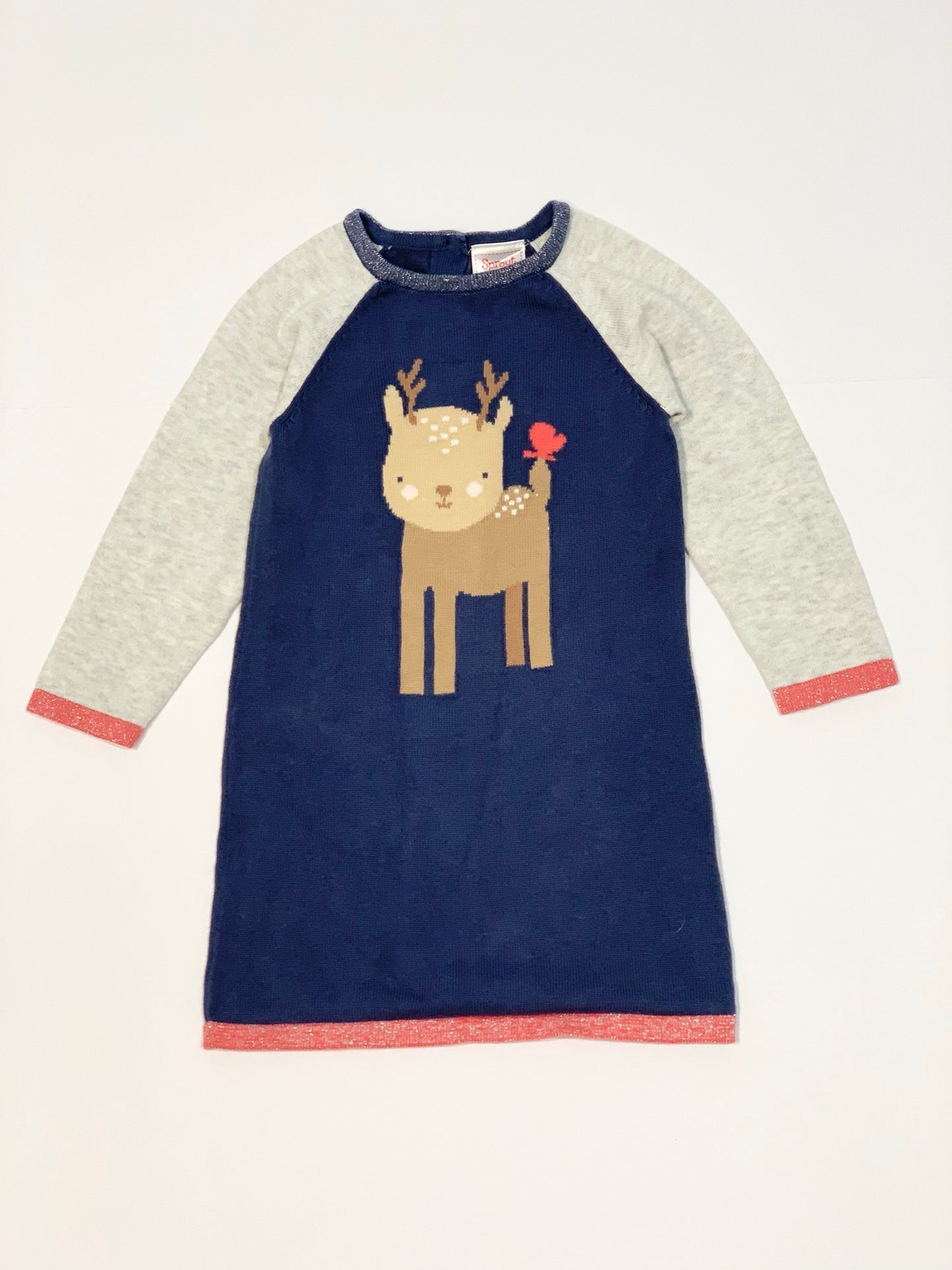 Deer knit dress - Size 1