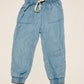 Blue chambray pants - Size 3