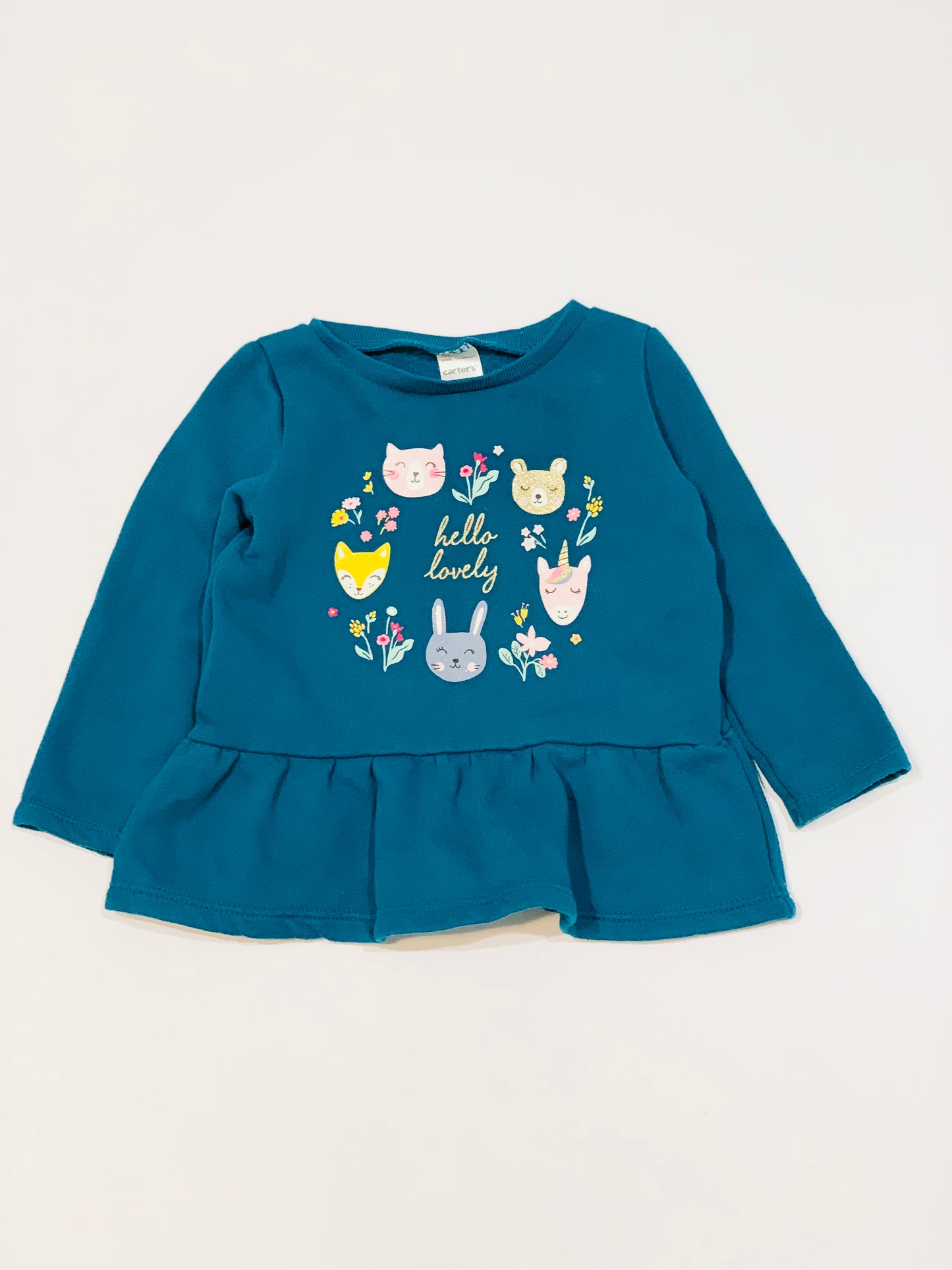 Green glitter sweater - Size 1