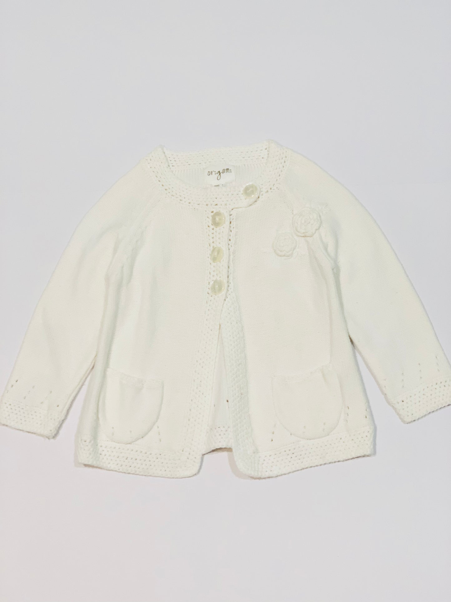 White knit cardigan - Size 1