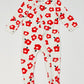 Flower zip onesie - Size 1