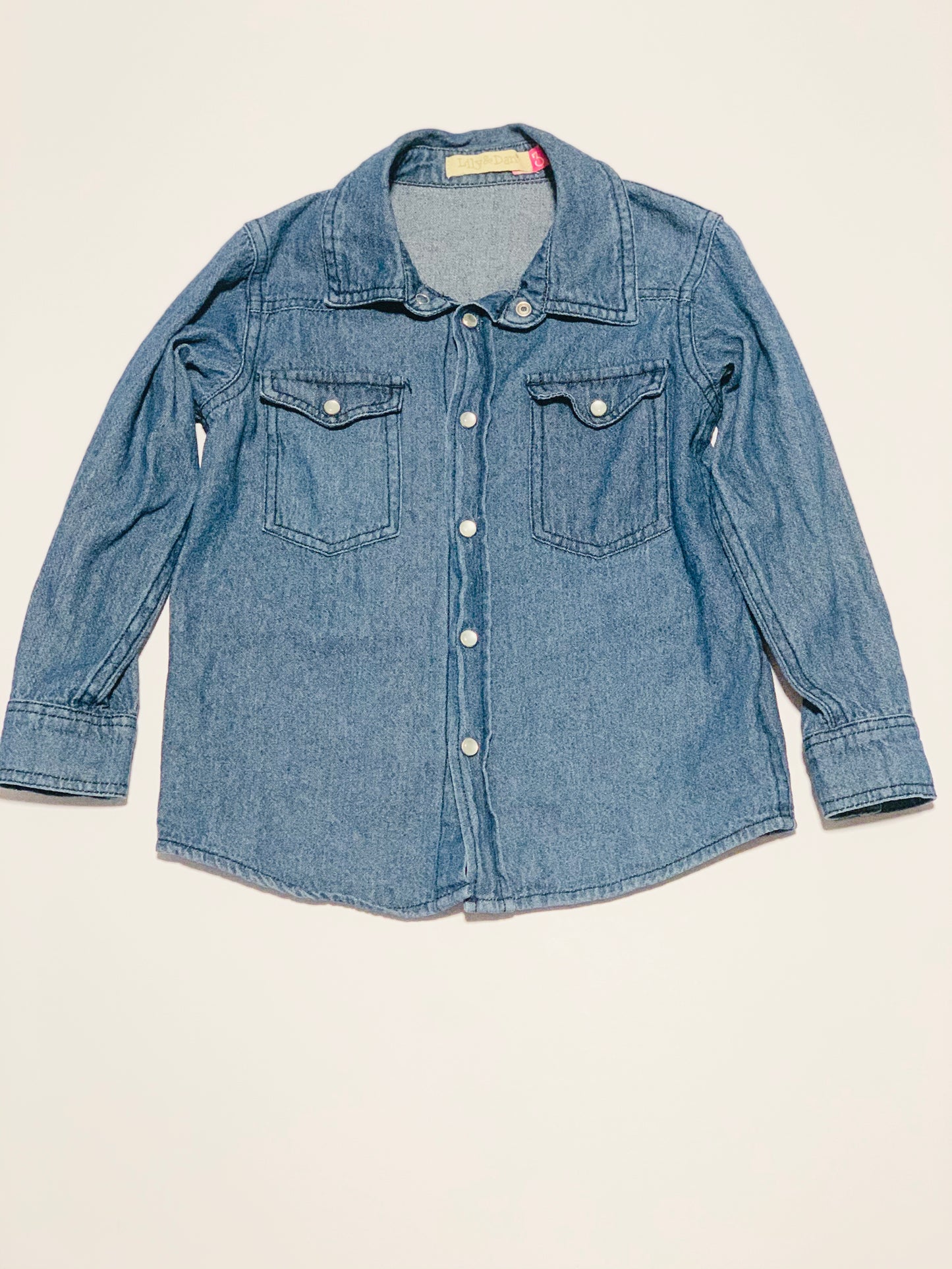 Blue chambray shirt - Size 3