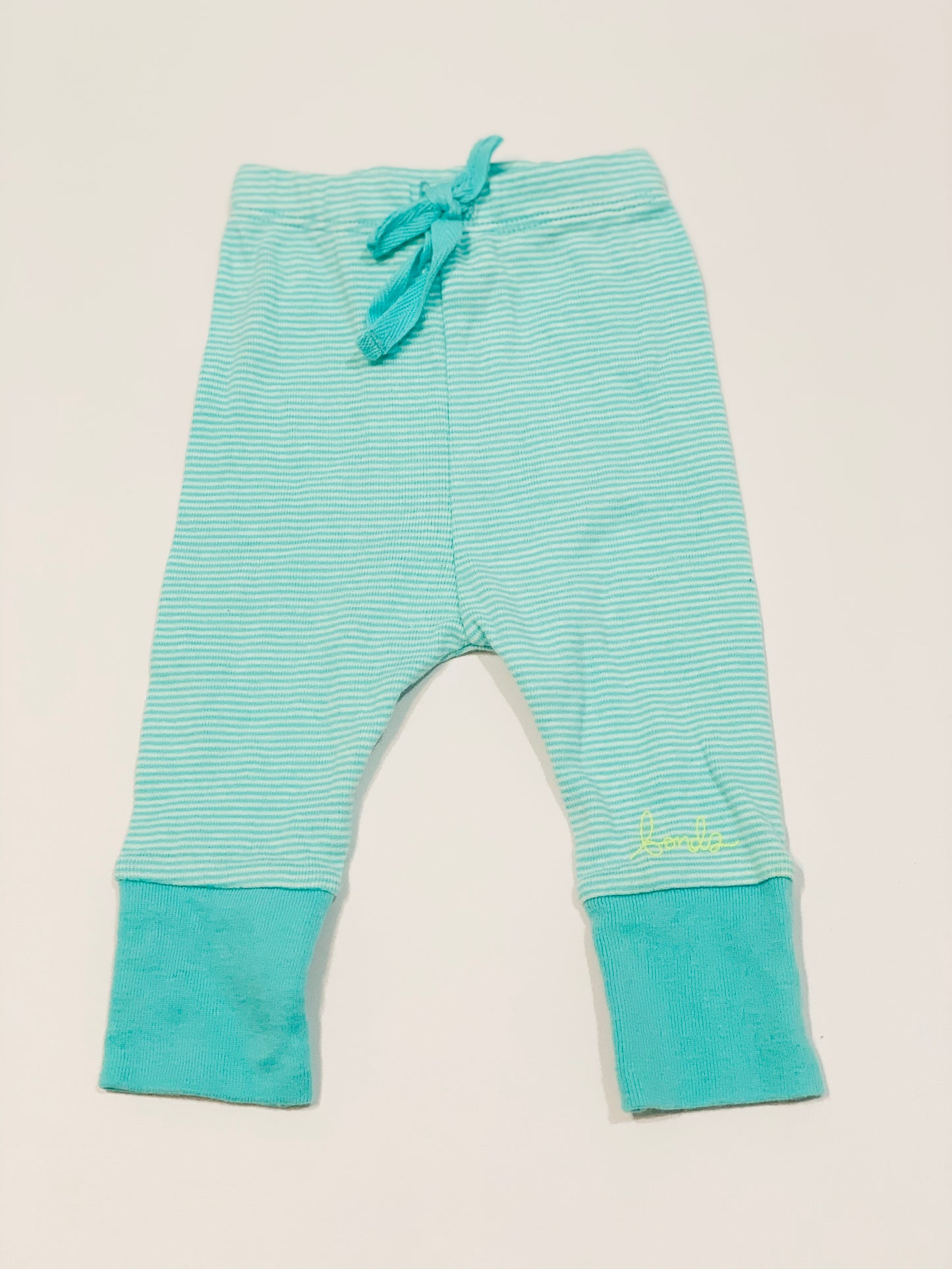 Green striped pants - Size 000