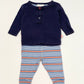 Navy striped set - Size 000