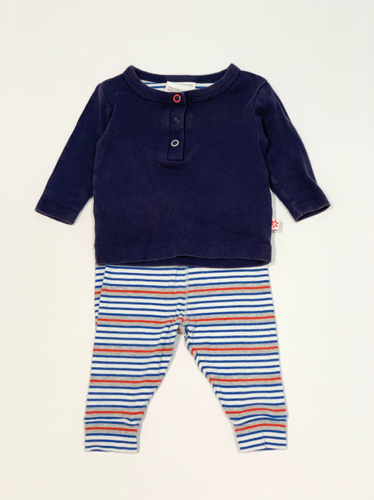 Navy striped set - Size 000