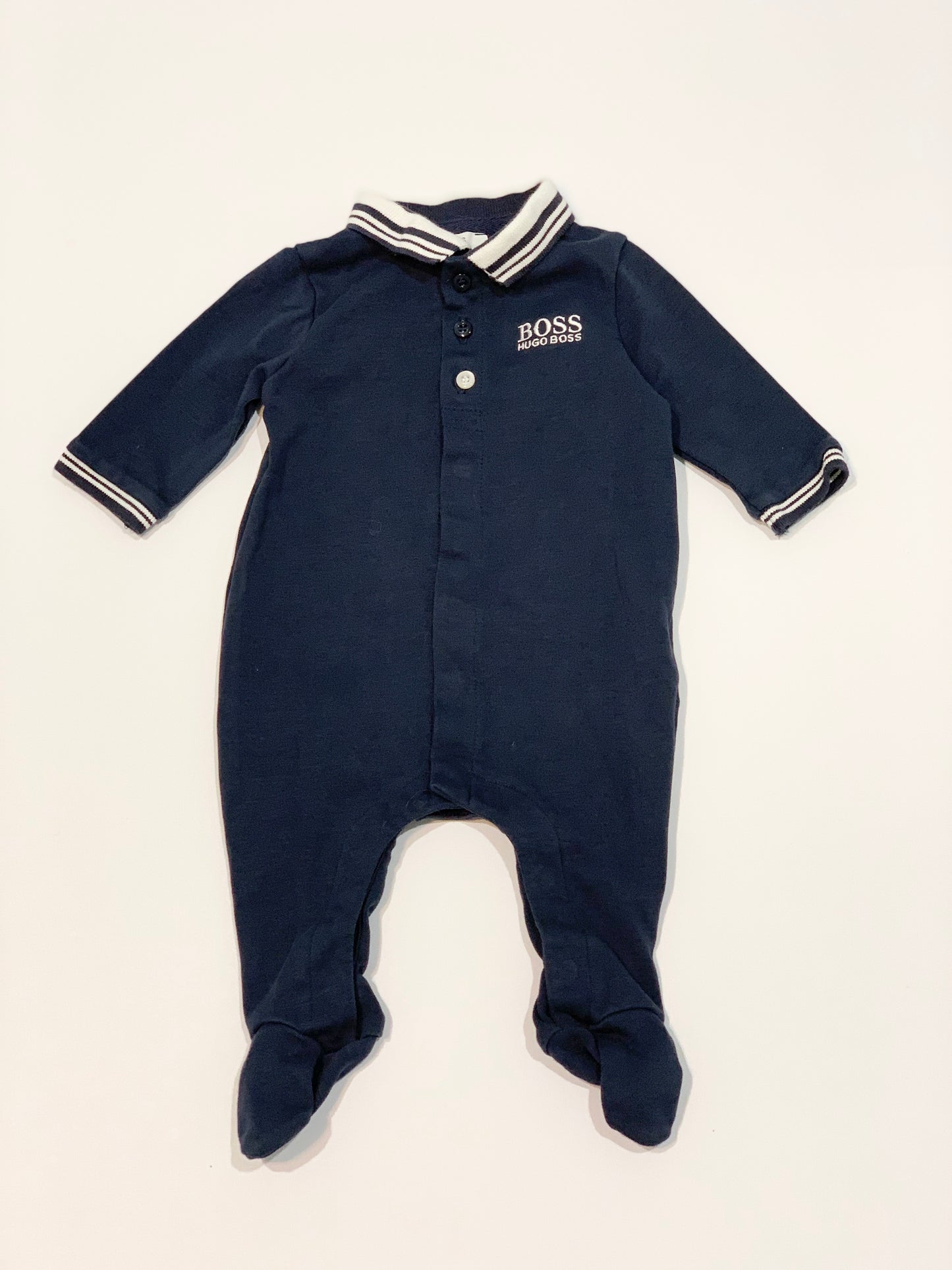 Navy onesie - Size 1 month