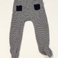 Striped footed pants - Size 1