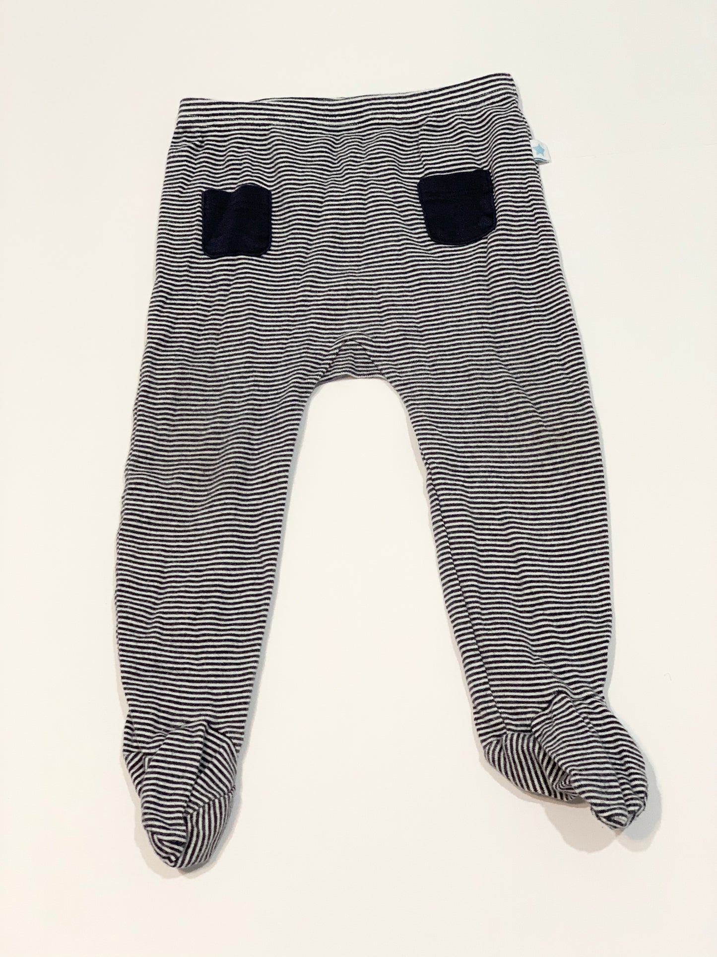 Striped footed pants - Size 1
