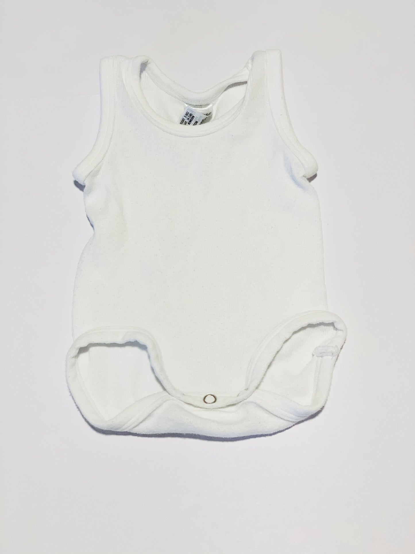 White ribbed bodysuit - Size 0000