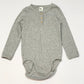 Grey button bodysuit - Size 1