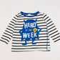 Striped hero top - Size 1