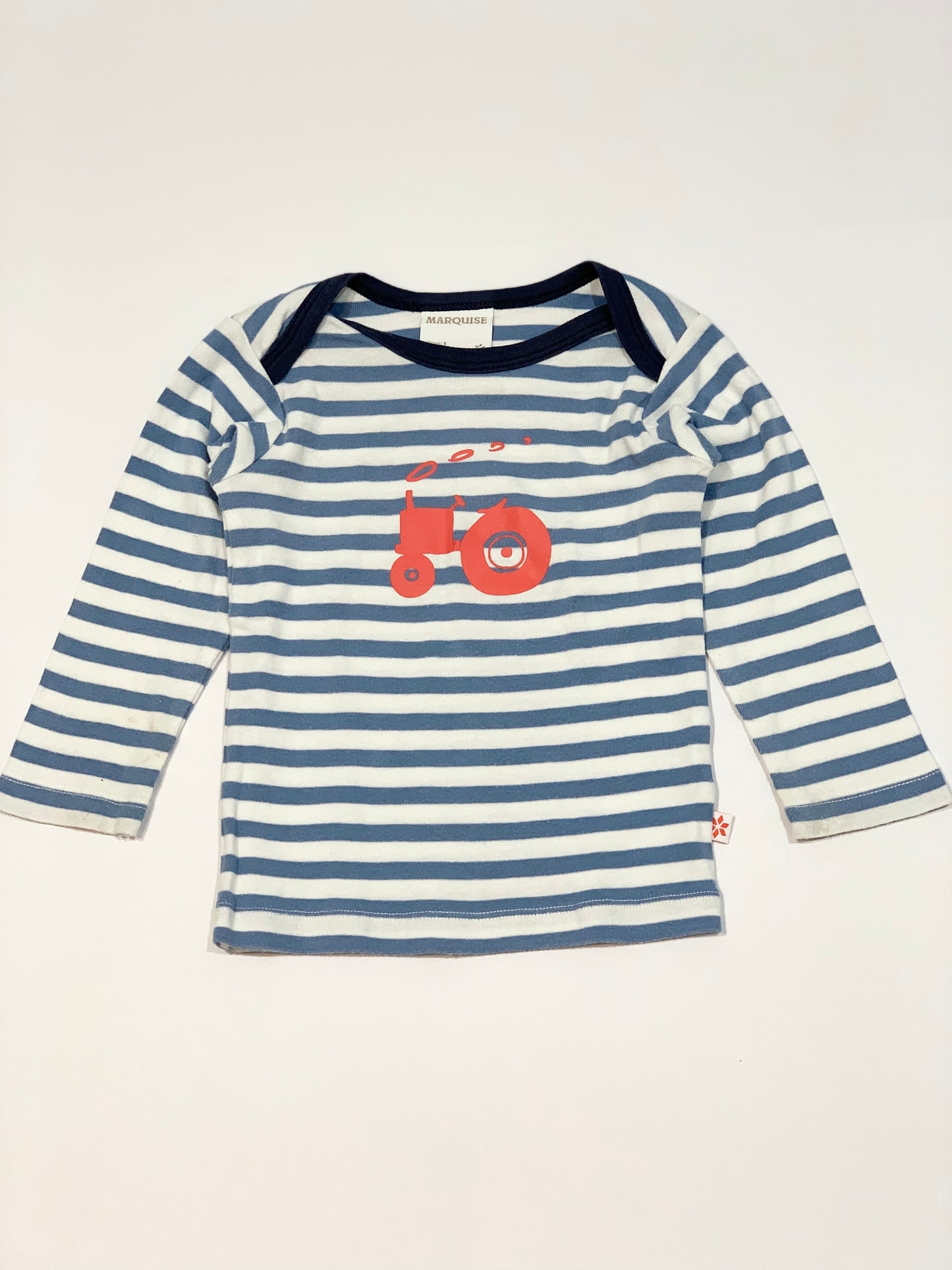 Striped tractor top - Size 1
