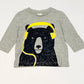 Grey bear top - Size 1