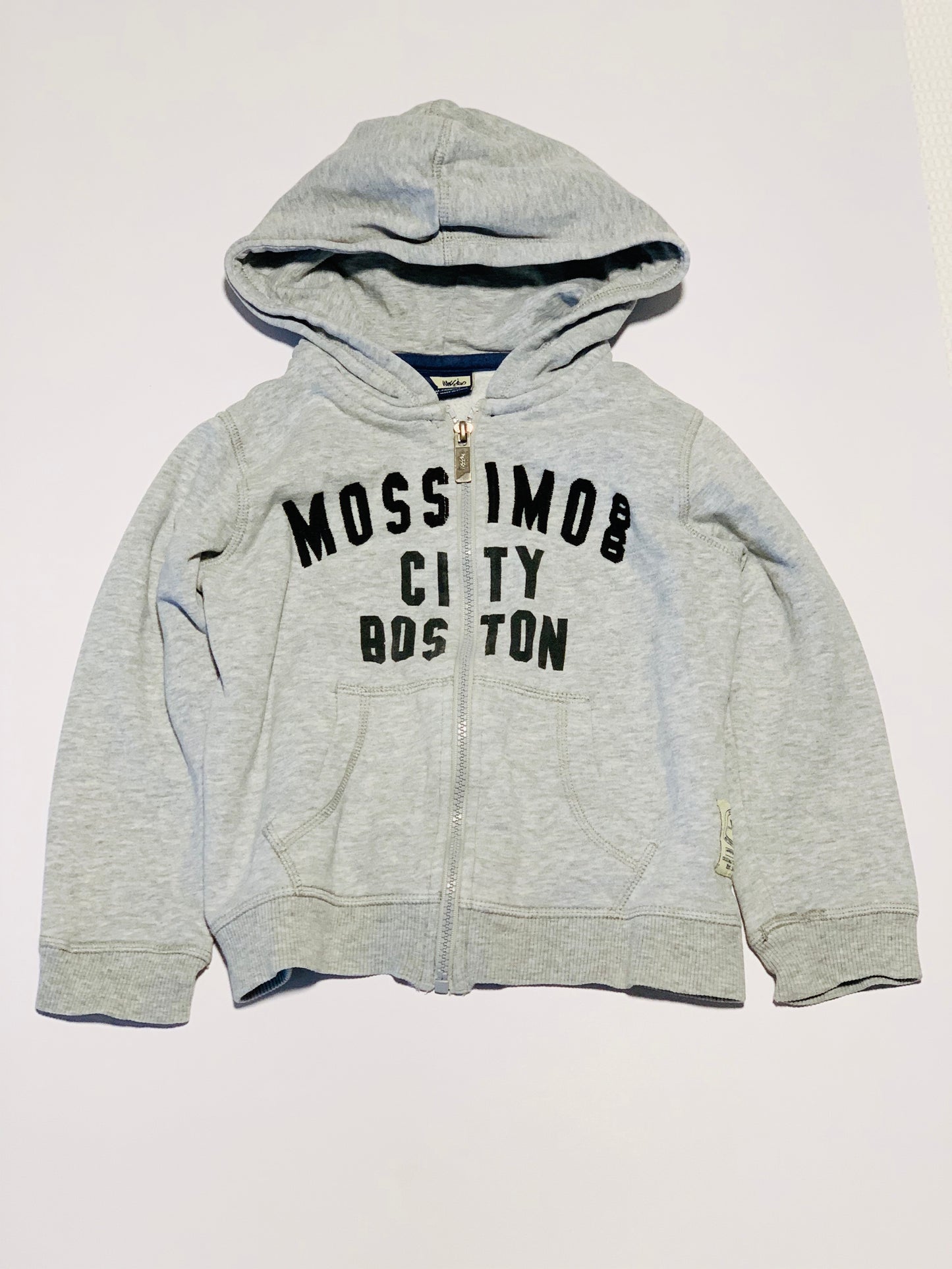 Grey zip hoodie - Size 4