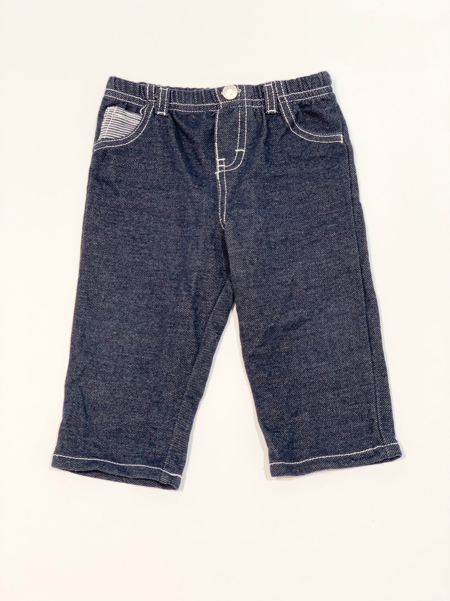 Soft blue pants - Size 6-9 months