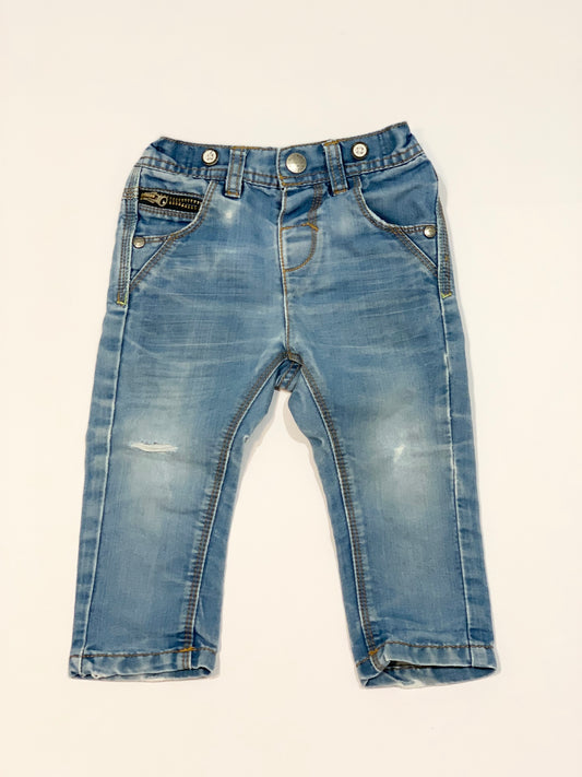 Distressed jeans - Size 9-12 months