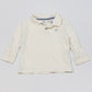 White polo shirt - Size 9-12 months