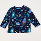 Outer space top - Size 0