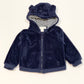 Navy fleece jacket - Size 9-12 months