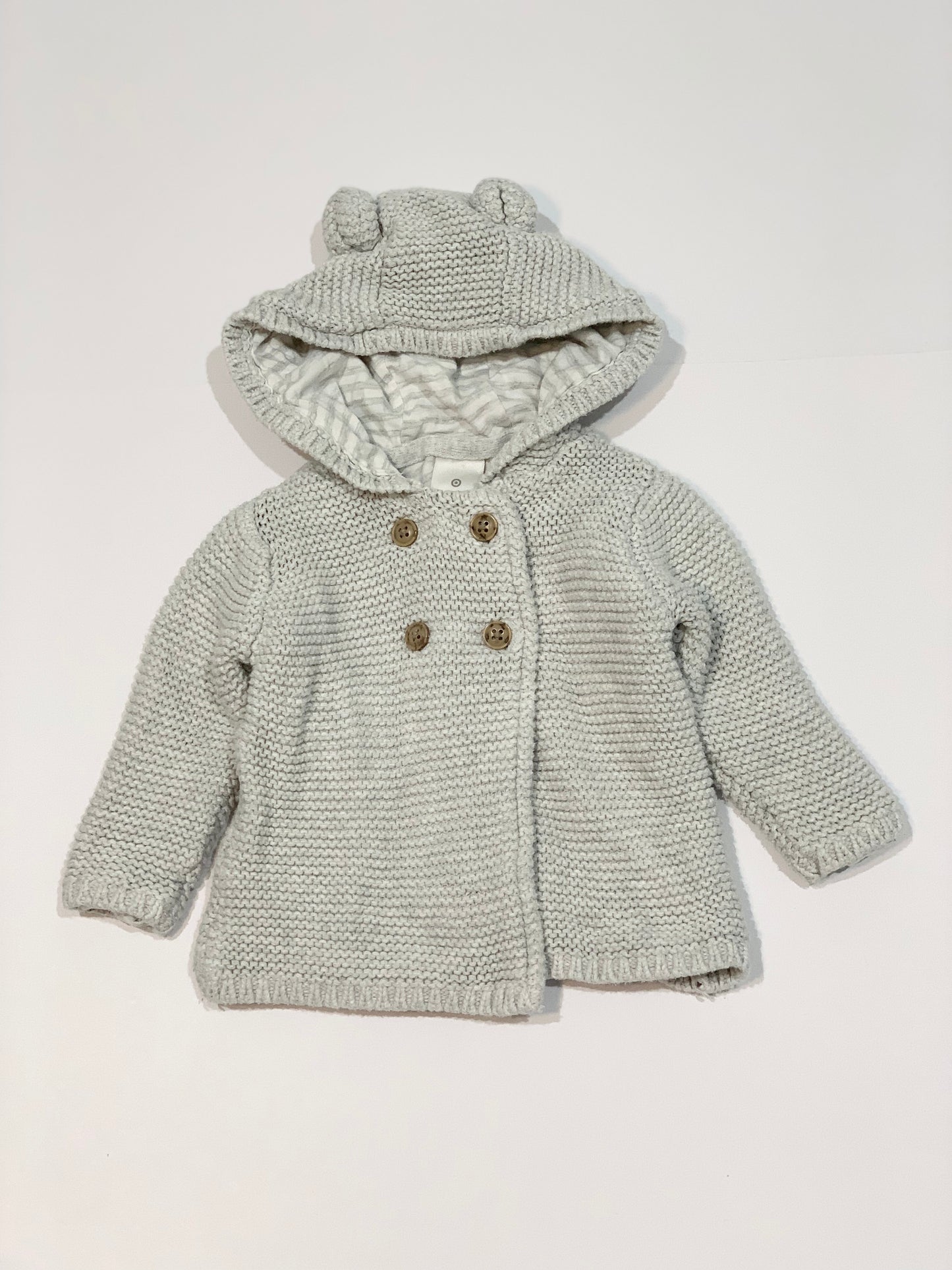 Grey knit jacket - Size 0